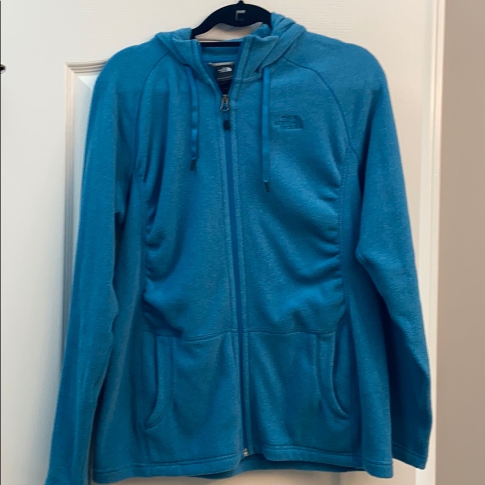 North face hooded fleece